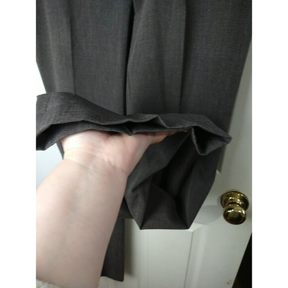 Style And Co Gypsy Brown Sit Below Waist Slight Boot Dress Pants. Size 12 - Picture 8 of 13